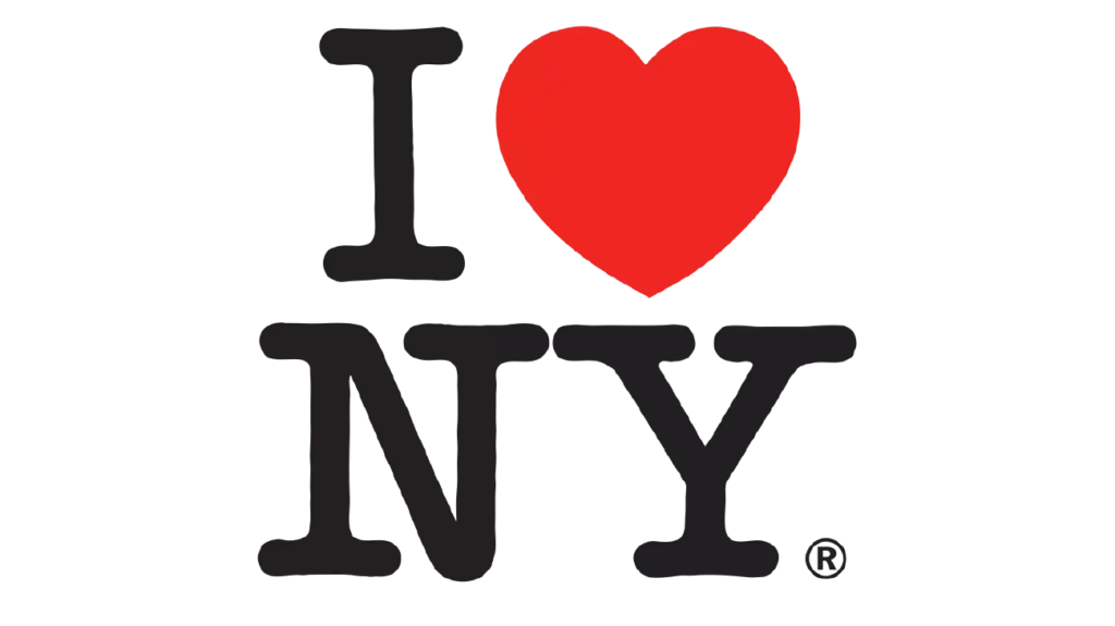 Logo „I ❤ NY” Miltona Glasera – grafika z artykułu „Najciekawsi designerzy XX wieku. Kim warto się inspirować?”