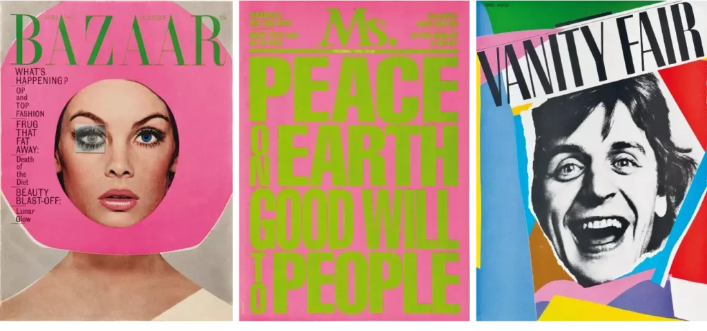Bea Feitler, brazylijsko-amerykańska projektantka graficzna XX wieku – okładki „Harper's Bazaar", „Ms." i „Vanity Fair".