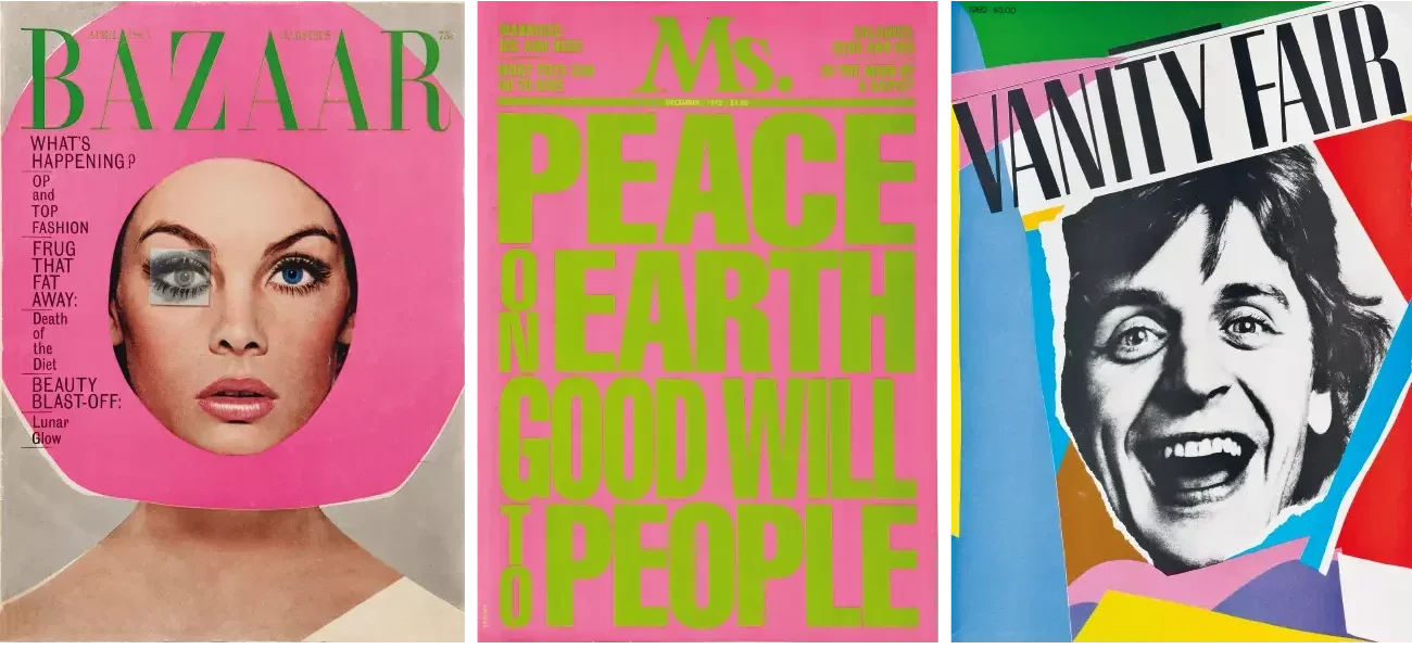 Bea Feitler, brazylijsko-amerykańska projektantka graficzna XX wieku – okładki „Harper's Bazaar", „Ms." i „Vanity Fair".